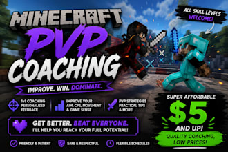 coach you to become much better at minecraft bedrock pvp