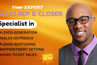 be your commission based sales closer sdr and b2b sales representative