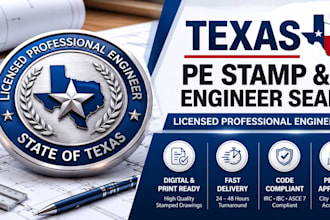 review and pe stamp texas washington virginia structural drawing for city permit