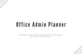 design  professional productivity planners and digital work