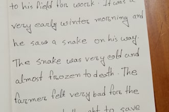 do beautiful normal handwriting