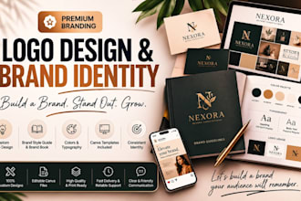 design full branding kit brand identity, brand style guide, guide, brand kits