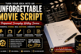 do movie script writing, screenwriting and script writing