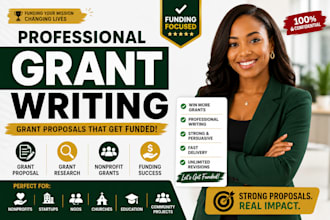professional grant proposal grant writing nonprofit grant application