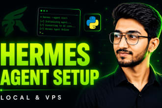 hermes ai agent setup on PC, vps, setup hermes or open claw
