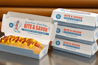 design premium food packaging, coffee bag, mylar bag, pouch label with dieline