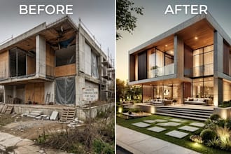 do german house exterior design realistic 3d house exterior front rendering