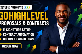 setup ghl proposals, ghl contracts, ghl e signature, ghl document setup
