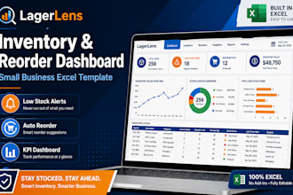 build a professional inventory tracker and reorder dashboard in excel