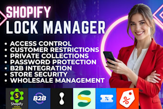 setup virtual asistant shopify wholesale lock manager bss redo sami b2b saleeasy