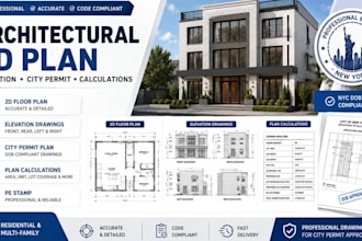 architectural 2d floor plans elevation city permit plans colorado texas pe stamp