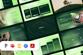 design a professional powerpoint presentation, pitch deck, and google slides