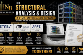 do structural analysis design report in etabs sap2000 safe software pe stamp