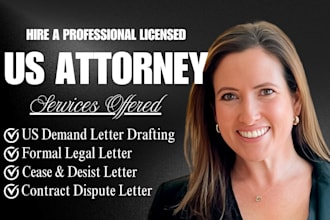 draft demand letter intellectual property letter as US lawyer