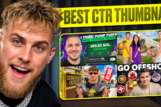 design amazing youtube thumbnail