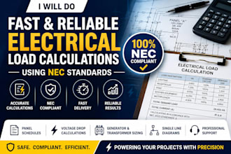 do fast and reliable electrical load calculations using nec standards
