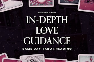 provide a love tarot reading with honesty and depth
