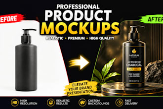 create professional product mockups for your brand