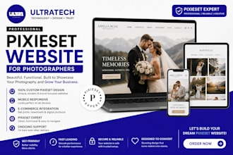 design and customize your pixieset website for photographers