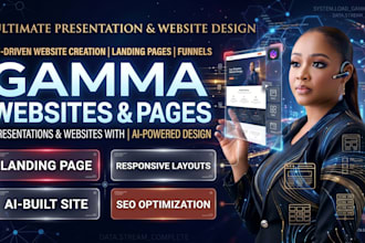 design professional gamma ai websites gamma landing page gamma modern web design