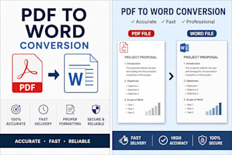 convert PDF to exel or word accurately
