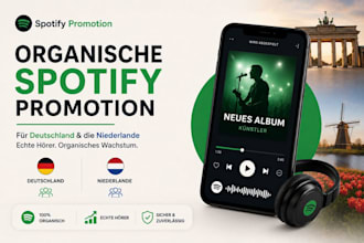 organic spotify music promotion viral album marketing for german audience growth