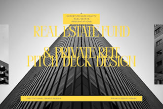 design real estate fund pitch deck private reit private equity real estate deck
