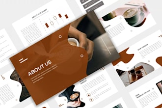 design professional business presentation and power point slides business