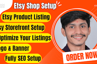 setup and optimize your etsy shop professionally