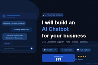 build an ai chatbot for e commerce and customer support