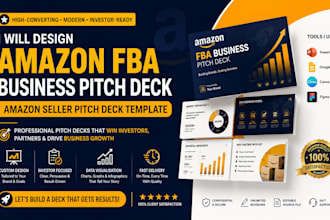 design amazon fba business pitch deck amazon seller pitch deck template