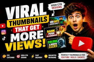 create attractive youtube thumbnails
