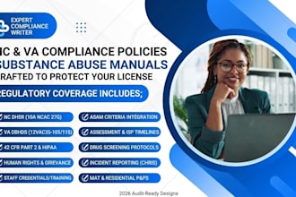 draft nc dhsr virginia dbhds compliant substance abuse policy and procedure
