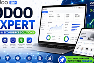 be your odoo expert for erp, website design, and ecommerce development