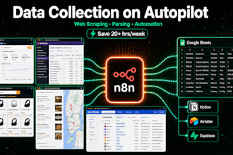 automate web data collection and scraping with n8n