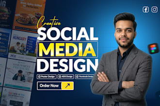 design social media posts and thumbnails