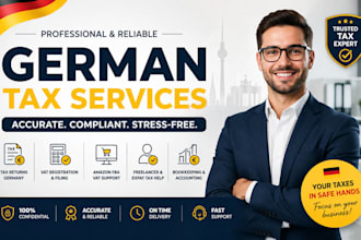 do german vat registration, vat return filing, tax registration for amazon fba