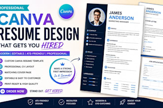 design editable canva resume templates, cvs on canva, business card, CV maker