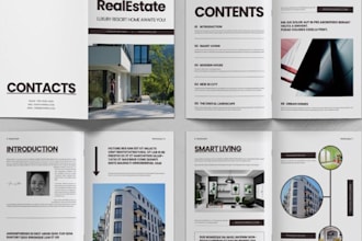design real estate buyer or seller guide packet brochure listing presentation