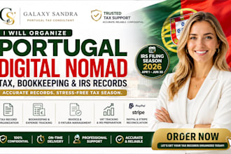 organize portugal digital nomad tax bookkeeping and irs records