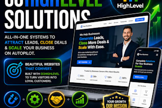 go high level expert for gohighlevel websites, sales funnel, workflow