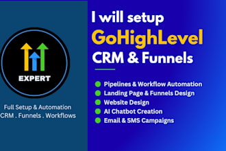 be your go high level expert for gohighlevel websites, funnel, workflow