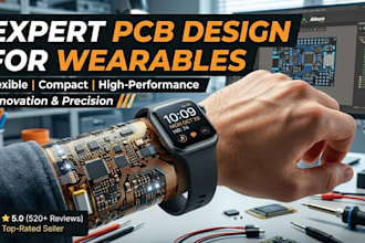create expert flexible pcb designs for wearable tech