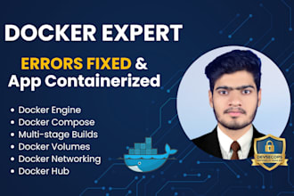 fix docker errors and containerize your app professionally
