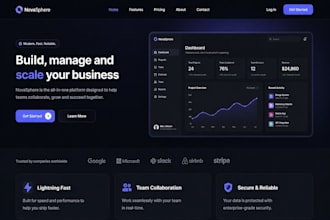 create a modern website or web app for your business