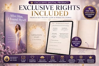 sell an exclusive self healing guide with commercial rights