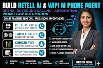 create retell ai vapi ai phone agent openai outbound calling workflow automation