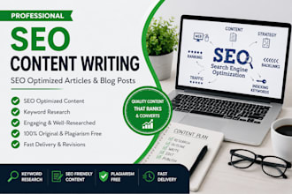 write professional website content