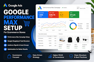 setup google performance max campaign for ecommerce