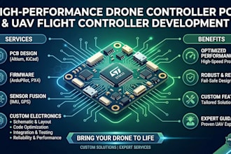 do high performance drone controller pcb and uav flight controller development